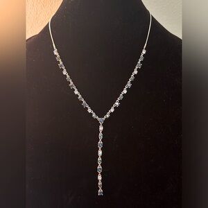 NINE WEST Vintage Silver and Blue Necklace